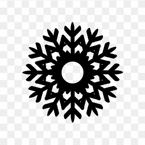 Snowflake royalty free transparent png clipart image